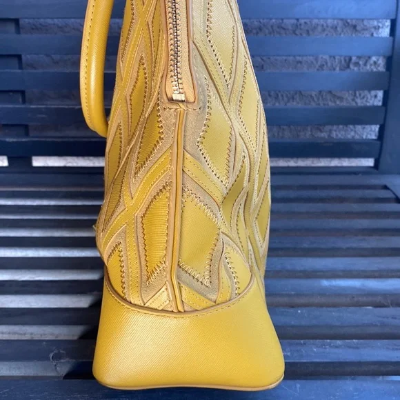 Tory Burch Robinson Patchwork Dome Satchel - Picture 5 of 11